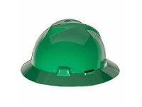 GREEN FULL BRIM HARD HAT W/CUSTOM LOGO