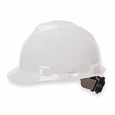 WHITE HARD HAT W/CUSTOM LOGO
