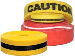 CAUTION TAPE REINFORCED WOVEN