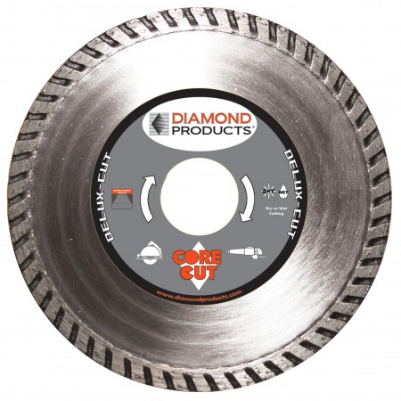 4" DELUX-CUT DIAMOND TURBO BLADE