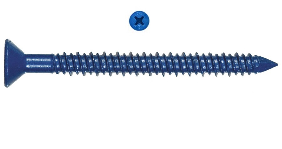 1/4 X 2-3/4 FLAT HEAD TAPCON 100/BX