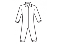 2X-LARGE COVERALL W/ELASTIC WRIST AND AN
