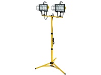 DUAL HALOGEN TRIPOD LIGHT STAND