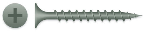 #8 X 2-1/2 PHIL COARSE THREAD DECK SCREW