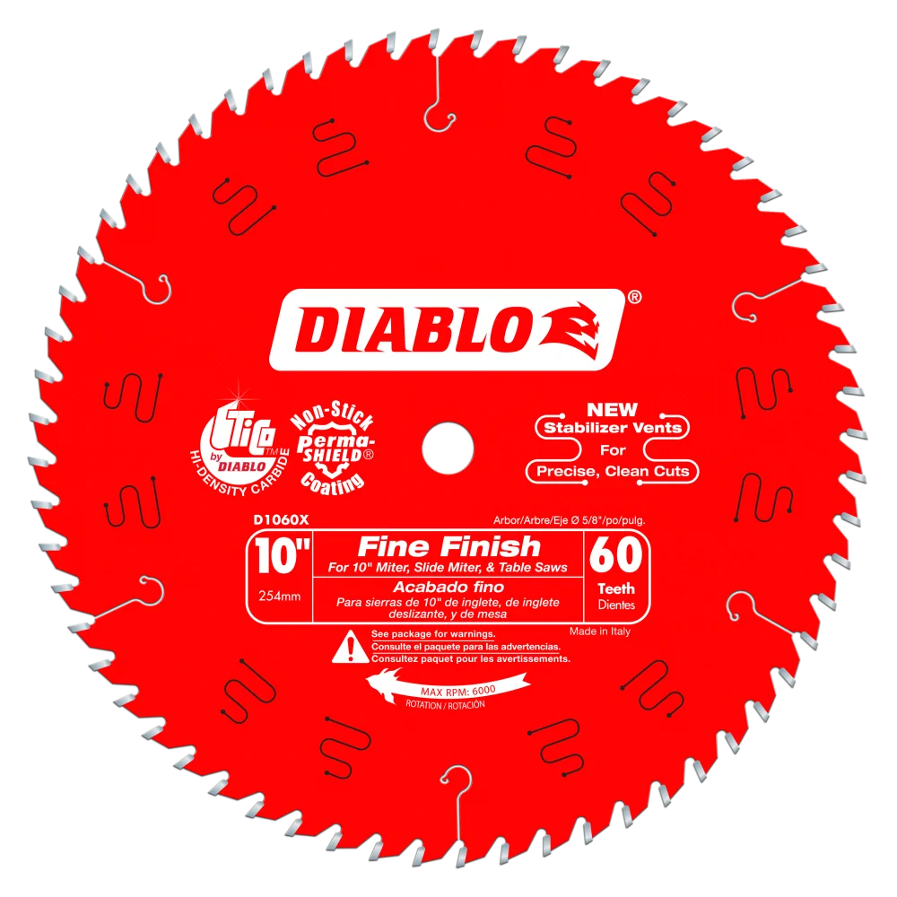 10" X 60T WOOD BLADE