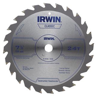 IRWIN CLASSIC SERIES 7-1/4" 24T SAW BLAD