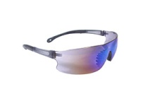 BLUE MIRROR LENS SAFETY GLASSES