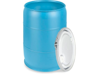 BLUE PLASTIC 55 GAL