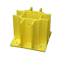 YELLOW SAFETY GUARDRAIL BOOT