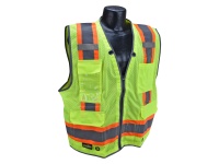 GREEN SURVEYOR VEST LARGE W/LOGO