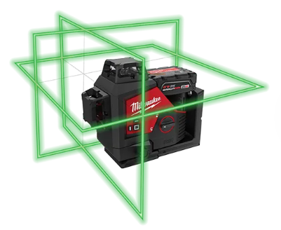 M12 GREEN 360 3-PLANE LASER KIT