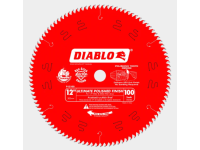12 in. x 100 Tooth Ultimate Polished Finish Saw Blade
