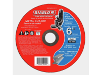 6 in. Metal Cut Off Disc - Thin Kerf