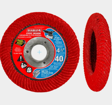 4-1/2 in. Steel Demon Corner-Edge Flap Disc 40 Grit