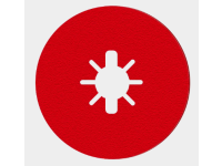 4-1/2 in. Fiber Disc, Aluminum Oxide, 36 Grit (4-Pack)