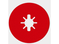 5 in. Fiber Disc, Aluminum Oxide, 36 Grit (4-Pack)