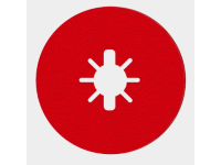 5 in. Fiber Disc, Aluminum Oxide, 50 Grit (4-Pack)