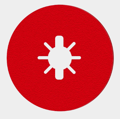 5 in. Fiber Disc, Aluminum Oxide, 50 Grit (4-Pack)