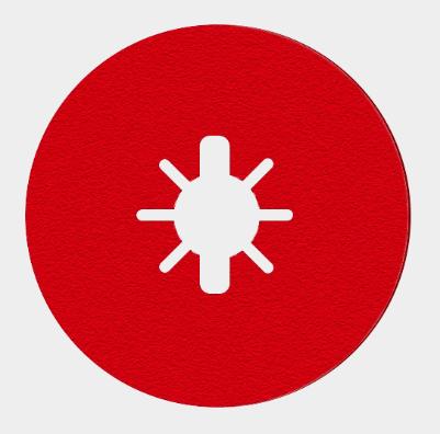 5 in. Fiber Disc, Aluminum Oxide, 80 Grit (4-Pack)