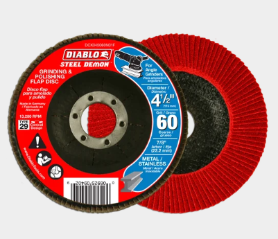 4-1/2 in. Steel Demon Flap Disc 60 Grit - Type 29