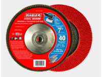7 in. Steel Demon Flap Disc 40 Grit with Hub