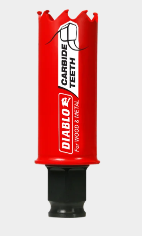 1-1/16 in. (27mm) Carbide-Tipped Wood & Metal Holesaw