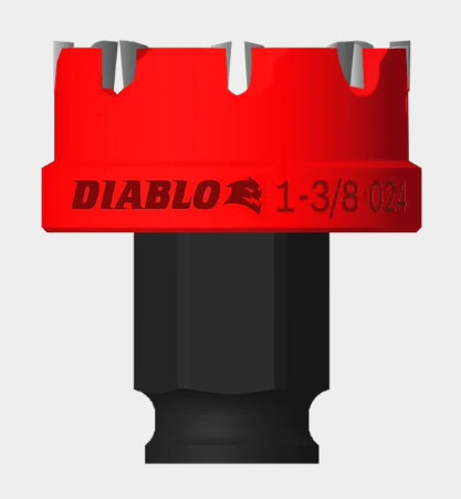 1-3/8 in. Steel Demon™ Carbide Teeth Hole Cutter