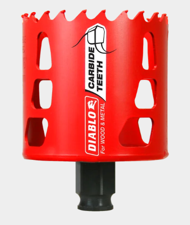 2-11/16 in. (68mm) Carbide-Tipped Wood & Metal Holesaw