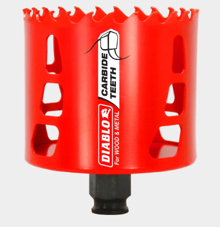 3-1/8 in. (79mm) Carbide-Tipped Wood & Metal Holesaw