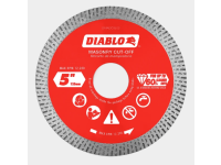 5 in. Diamond Continuous Rim Cut-Off Discs for Masonry