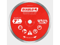 7 in. Diamond Continuous Rim Cut-Off Discs for Masonry