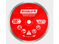 10 in. Diamond Continuous Rim Cut-Off Discs for Masonry