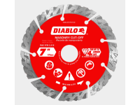 7 in. Diamond Segmented Cut-Off Discs for Masonry