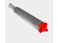 1 in. x 31 in. x 36 in. Rebar Demon™ SDS-Max 4-Cutter Full Carbide Head Hammer Drill Bit