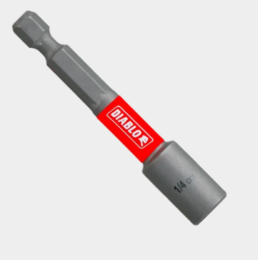 1/4 in. x 2-9/16 in. Magnetic Nut Setter (Bulk)