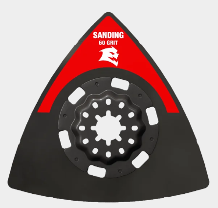 3-1/2 in. 60-Grit Starlock Carbide Grit Oscillating Sanding Plate