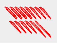 Bi-Metal Reciprocating Saw Blade Set for Wood and Metal Demolition (14-Piece)