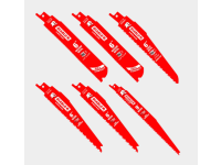 Bi-Metal Reciprocating Saw Blade Set for Wood and Metal Demolition (6-Piece)