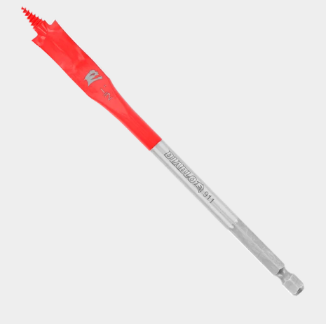 1/2 in. x 6 in. Spade Bit (2-Pack)