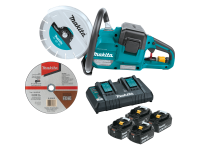 36V (18V X2) LXT® Brushless 9"" Power Cutter Kit, with AFT®, Electric Brake, 4 Batteries (5.0 Ah)