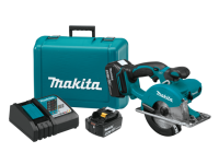 18V LXT® Lithium-Ion Cordless 5-3/8"" Metal Cutting Saw Kit, blade right, L.E.D. Light, case (5.0Ah)